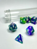 Dice set "Verdant Hex"