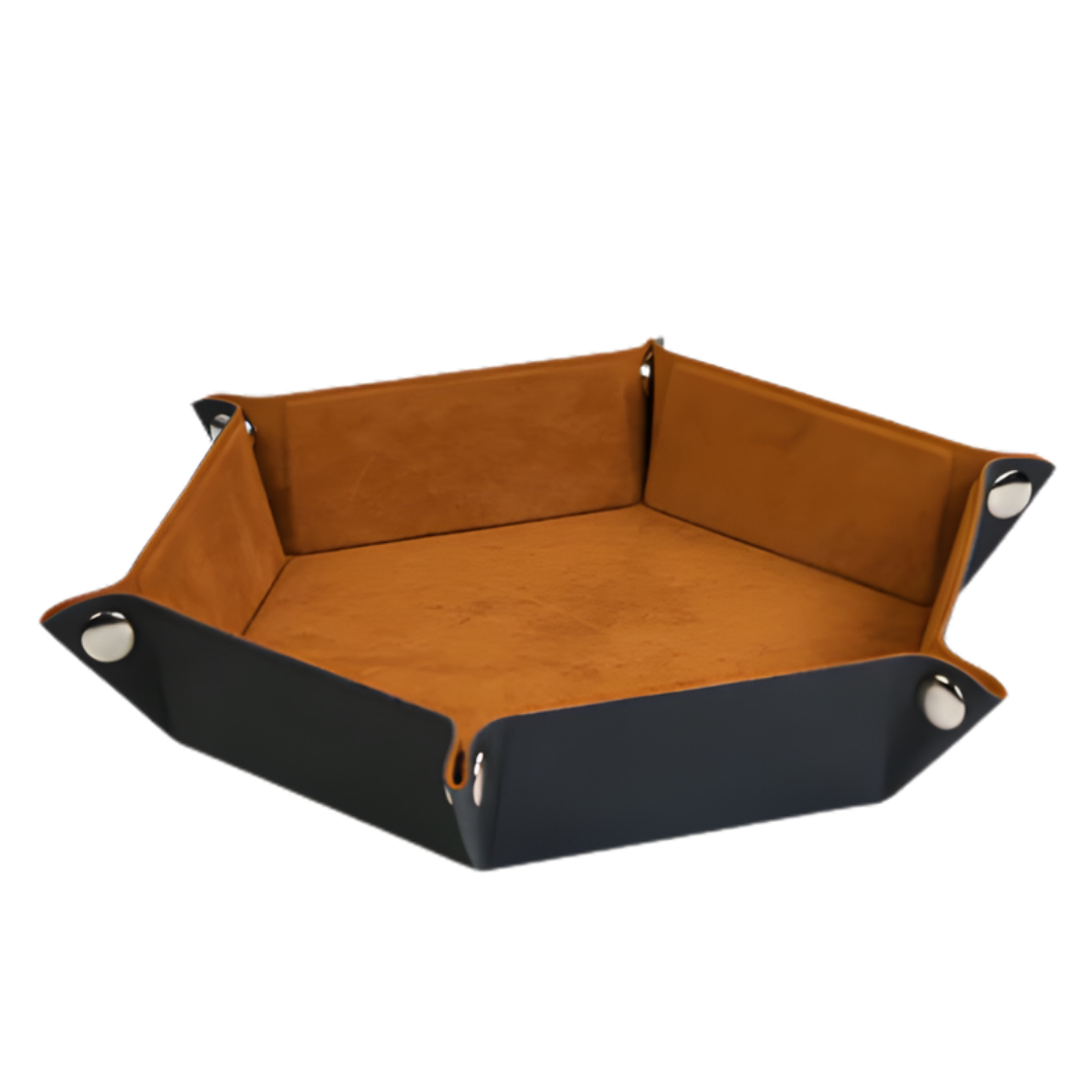 Faux Leather Dice Tray