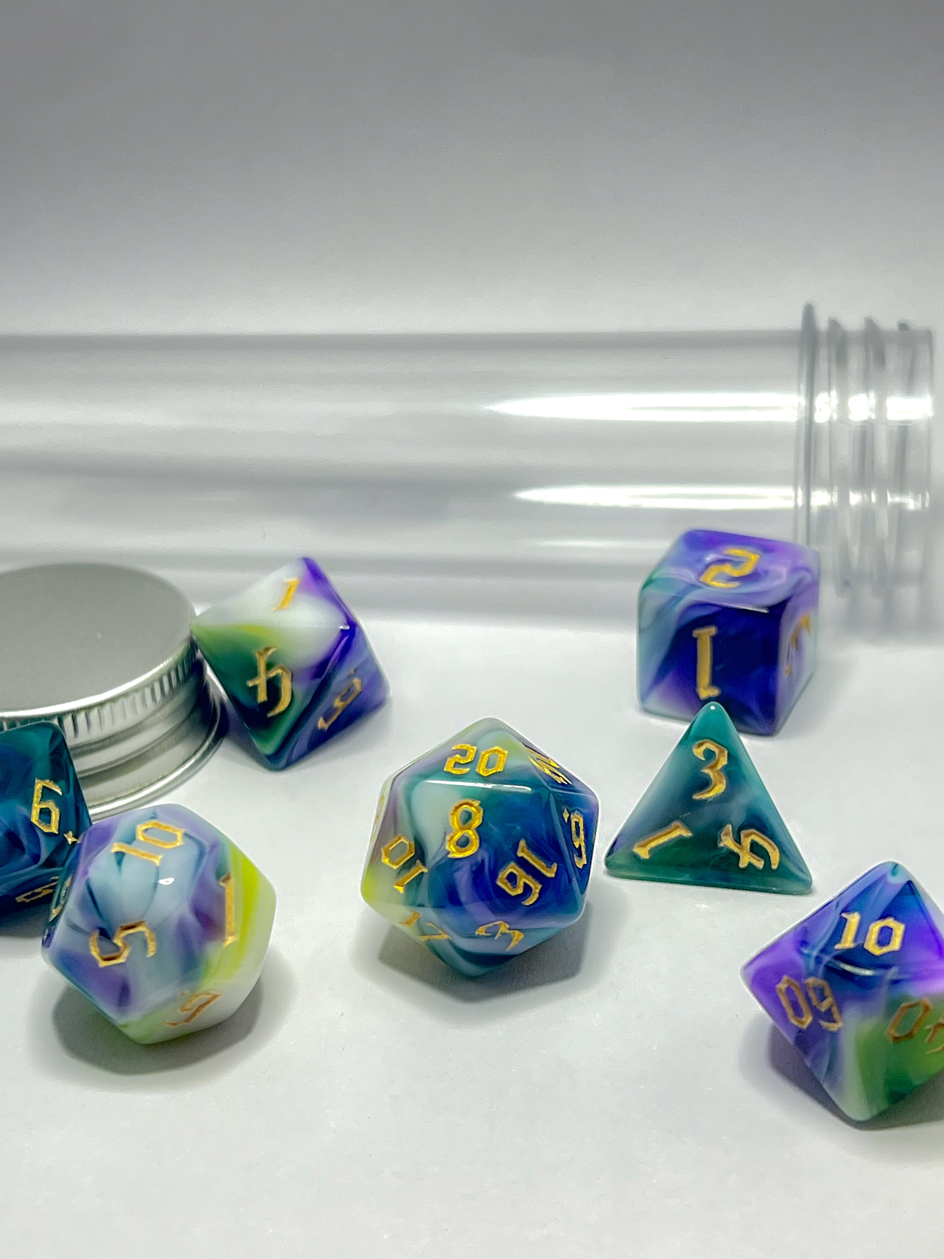 Dice set "Moonleaf Reverie"