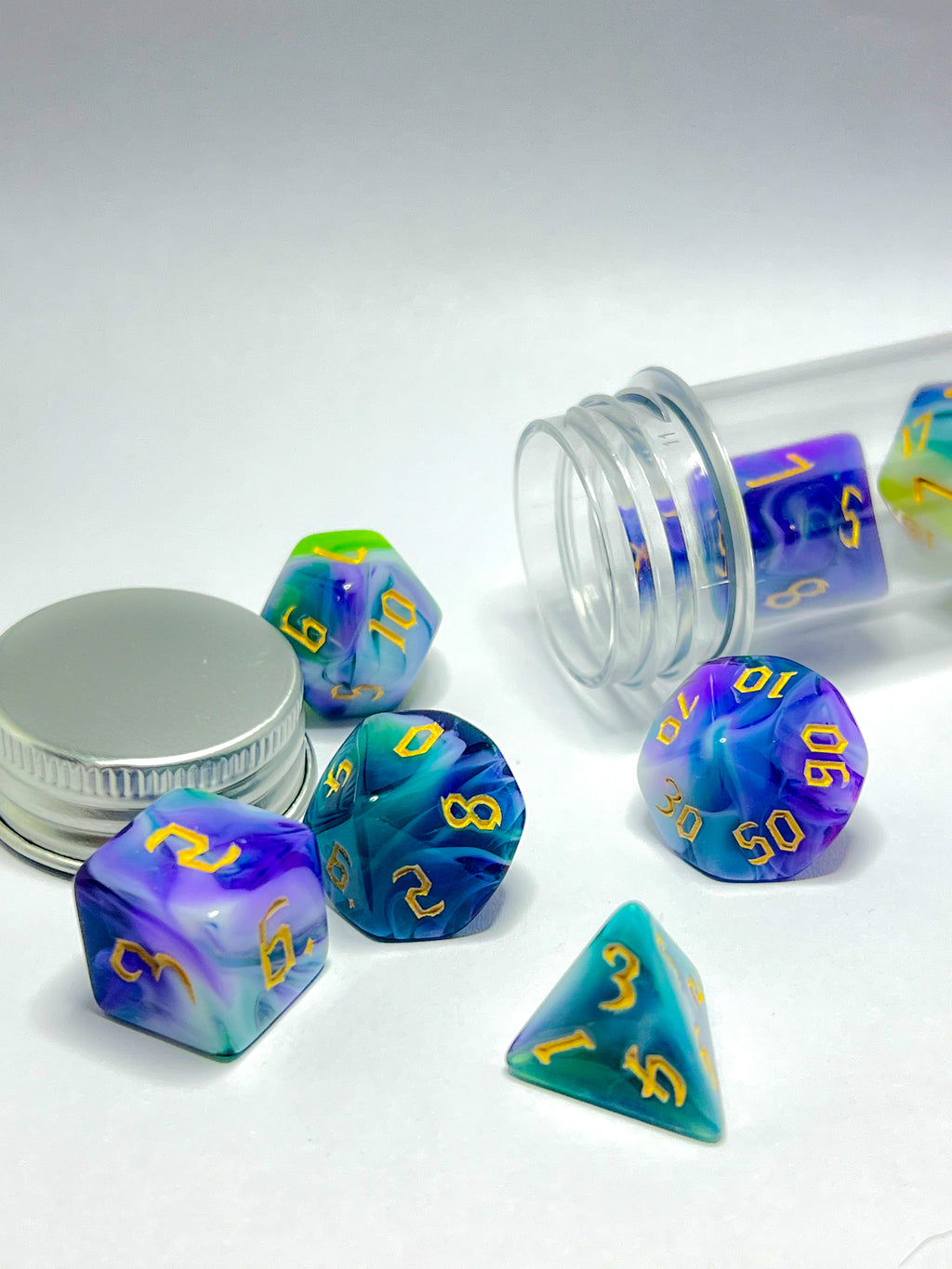 Dice set "Moonleaf Reverie"