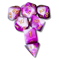 Dice set "Faerie Fire"