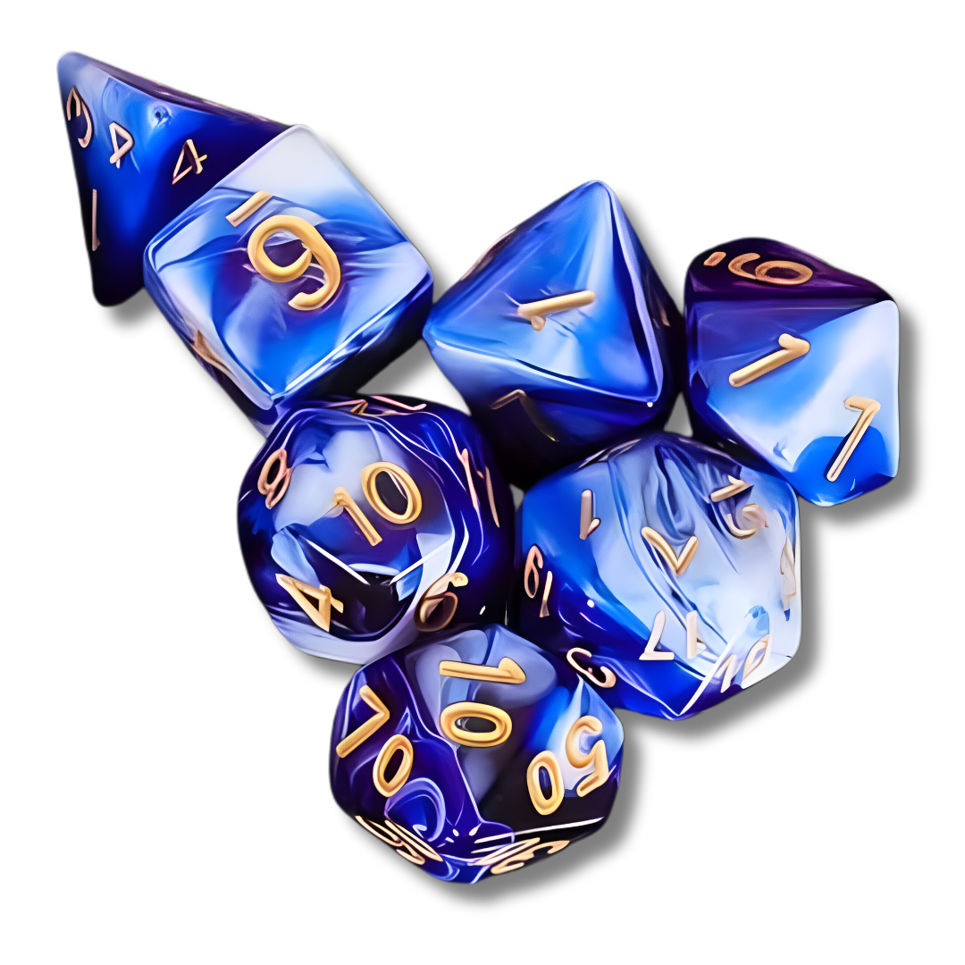 Dice set "Night Skies"