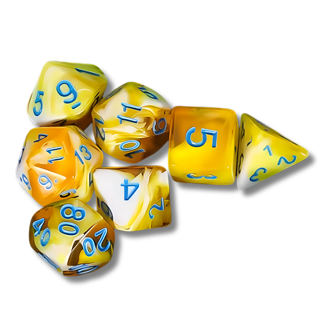 Dice set "Warrior of the Light"