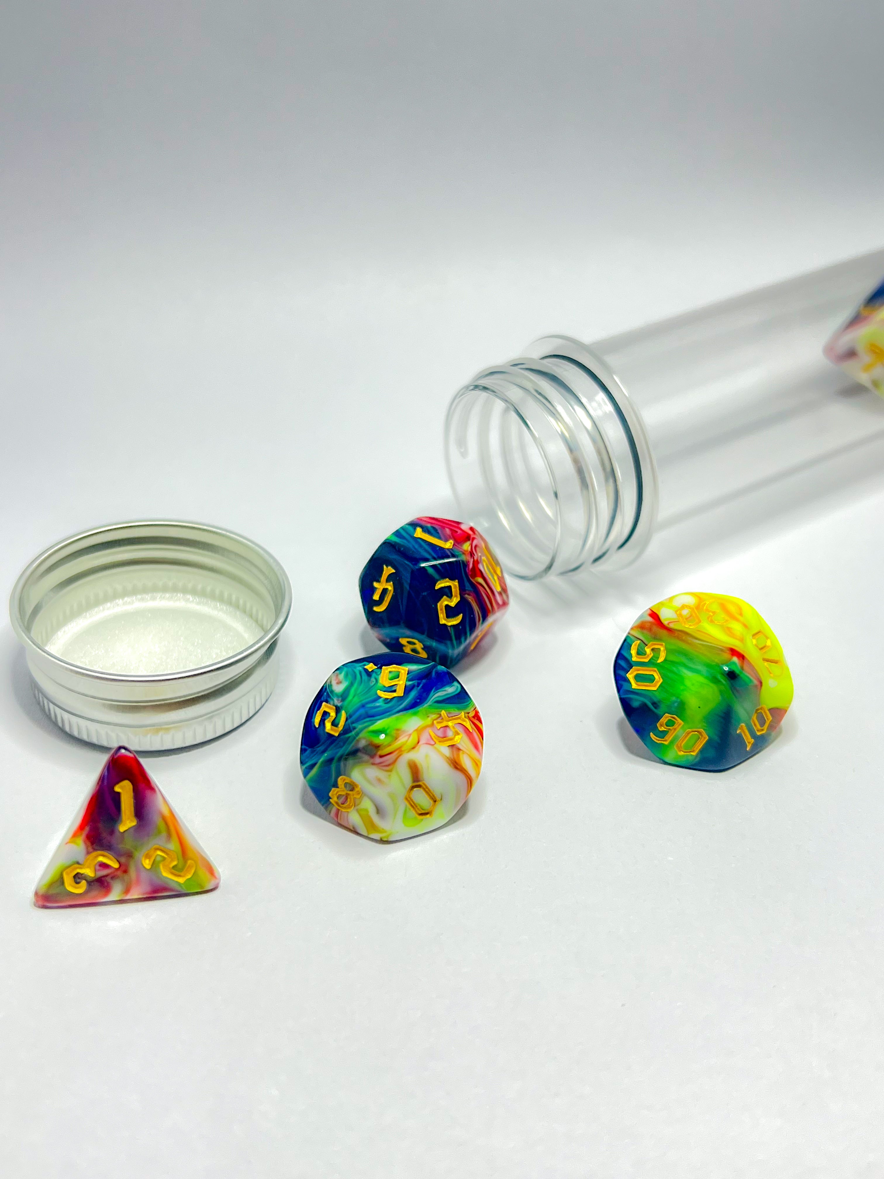 Dice set "Chromatic Orb"