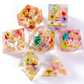 Sharp-edged dice set "Feywild Flowers"