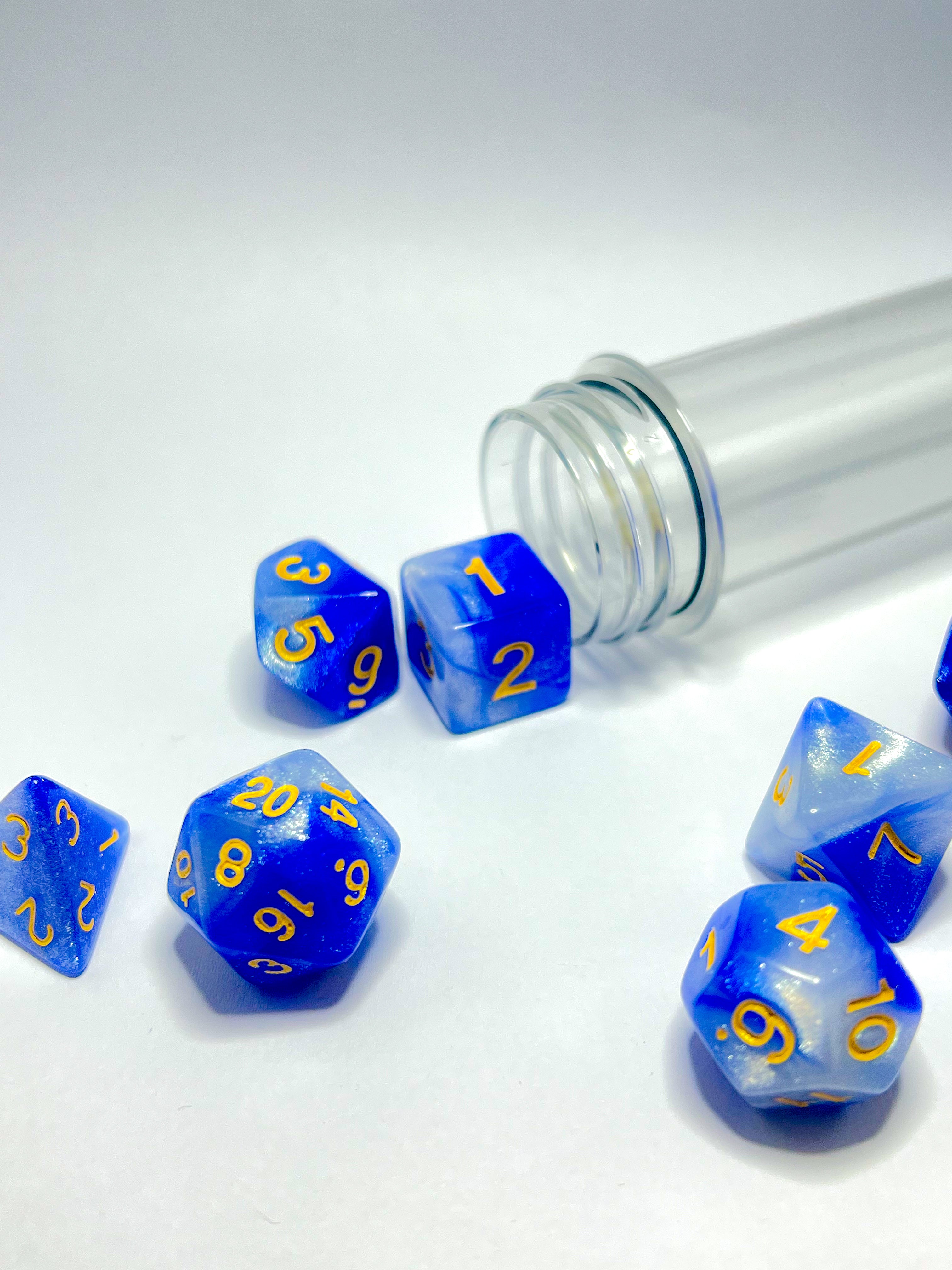 Dice set "Oathbound Azure"