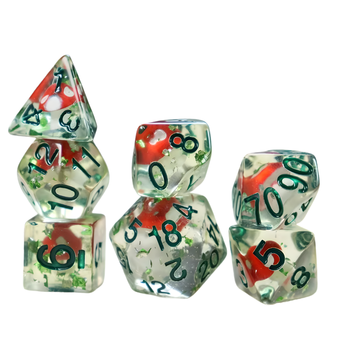 Dice set "Mushrooms"
