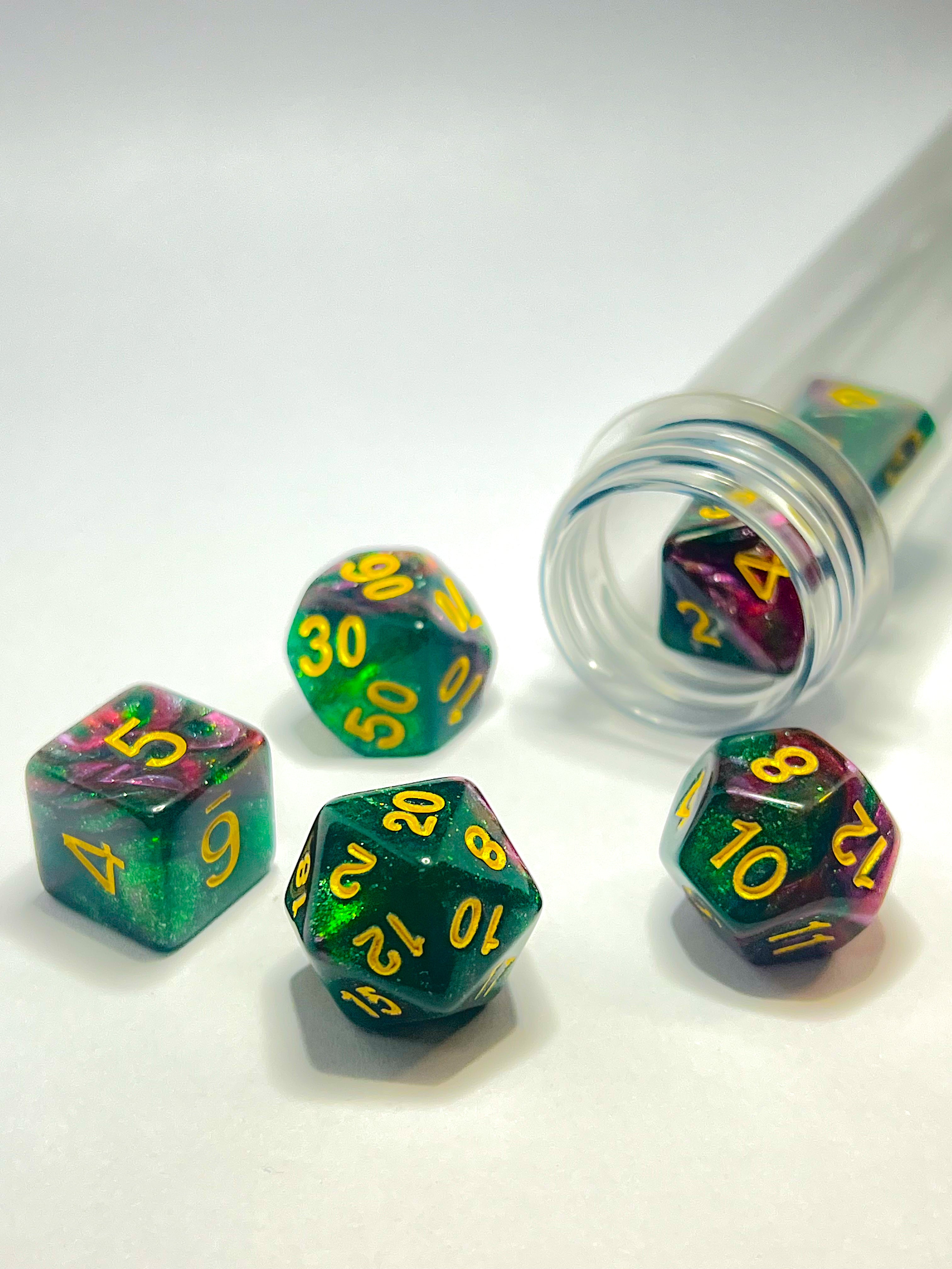 Dice set "Venomkiss"