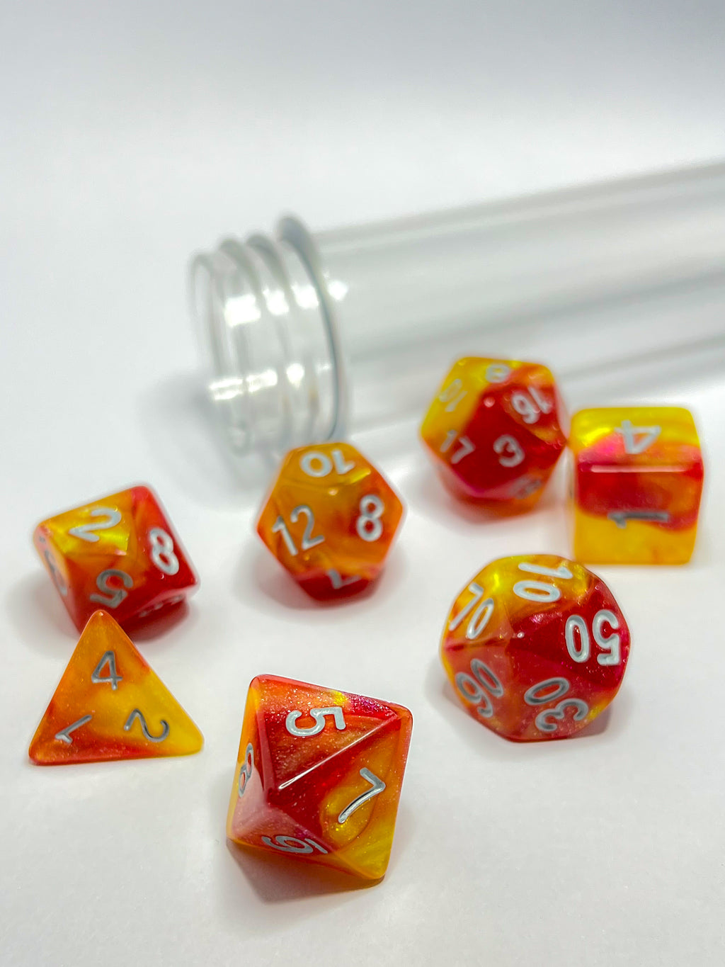 Dice set "Solar Wrath"