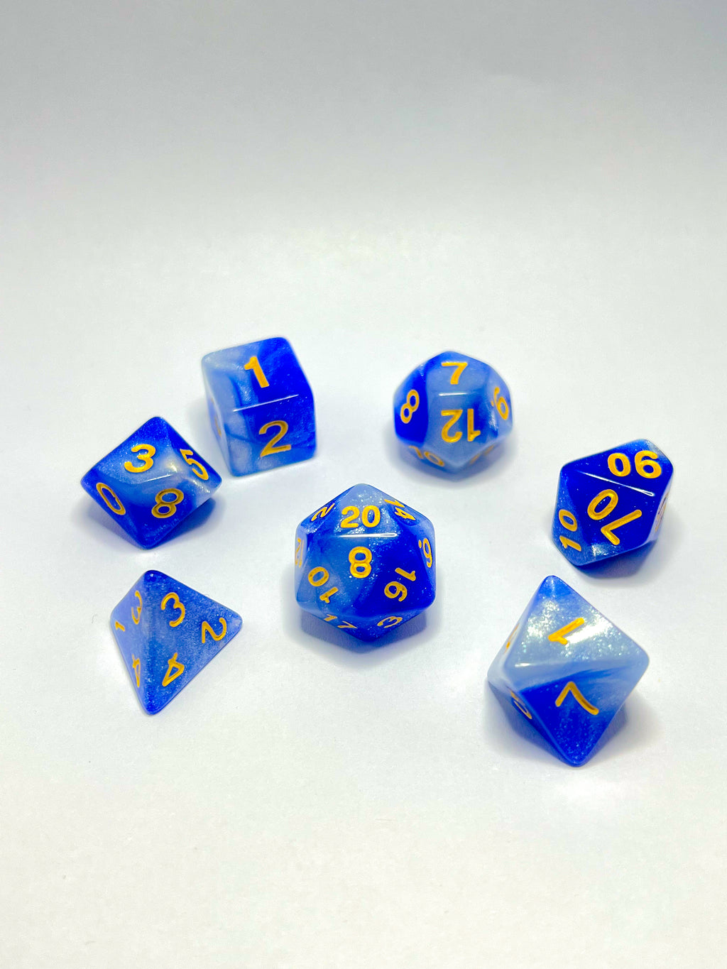 Dice set "Oathbound Azure"