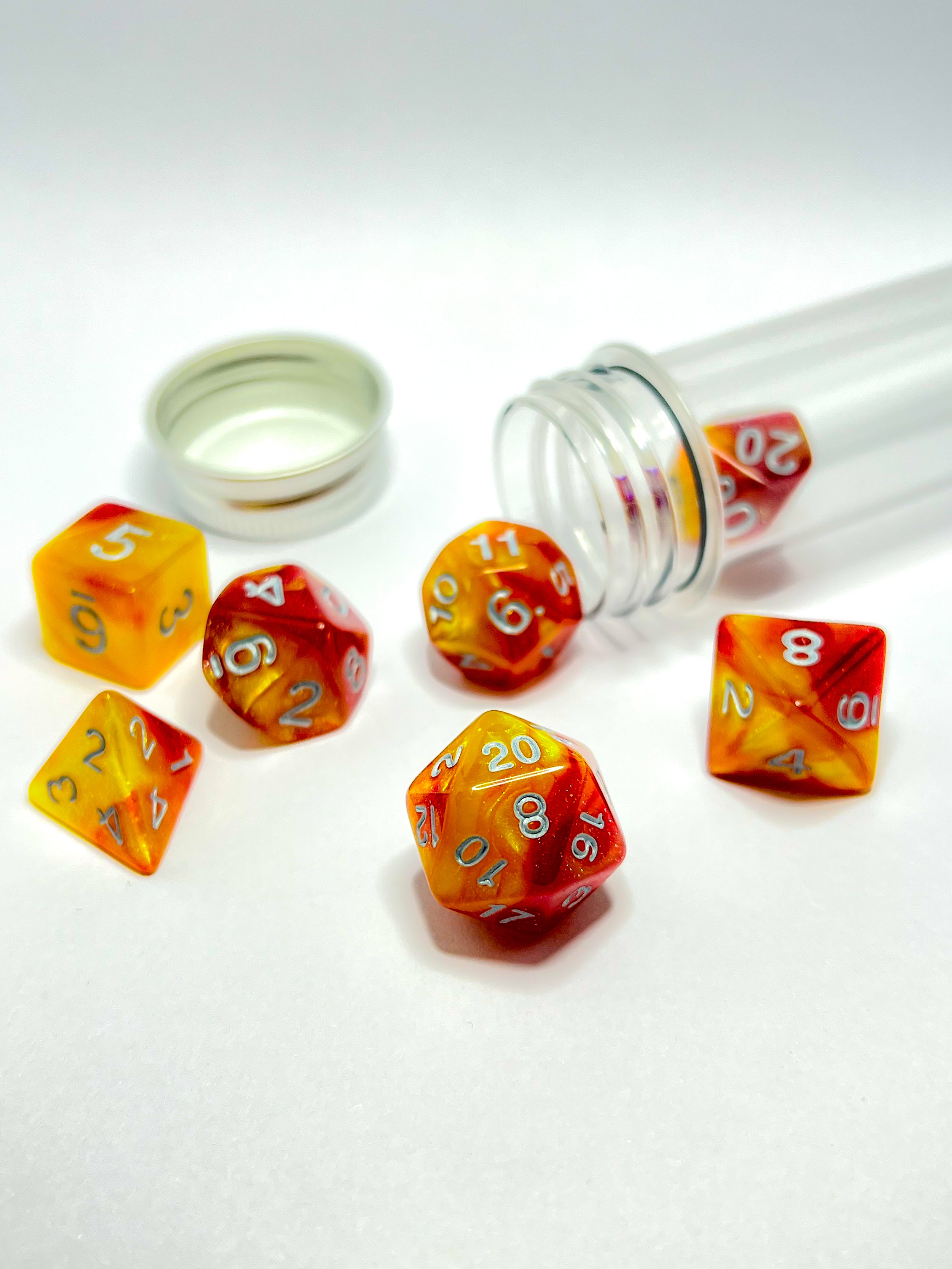Dice set "Solar Wrath"