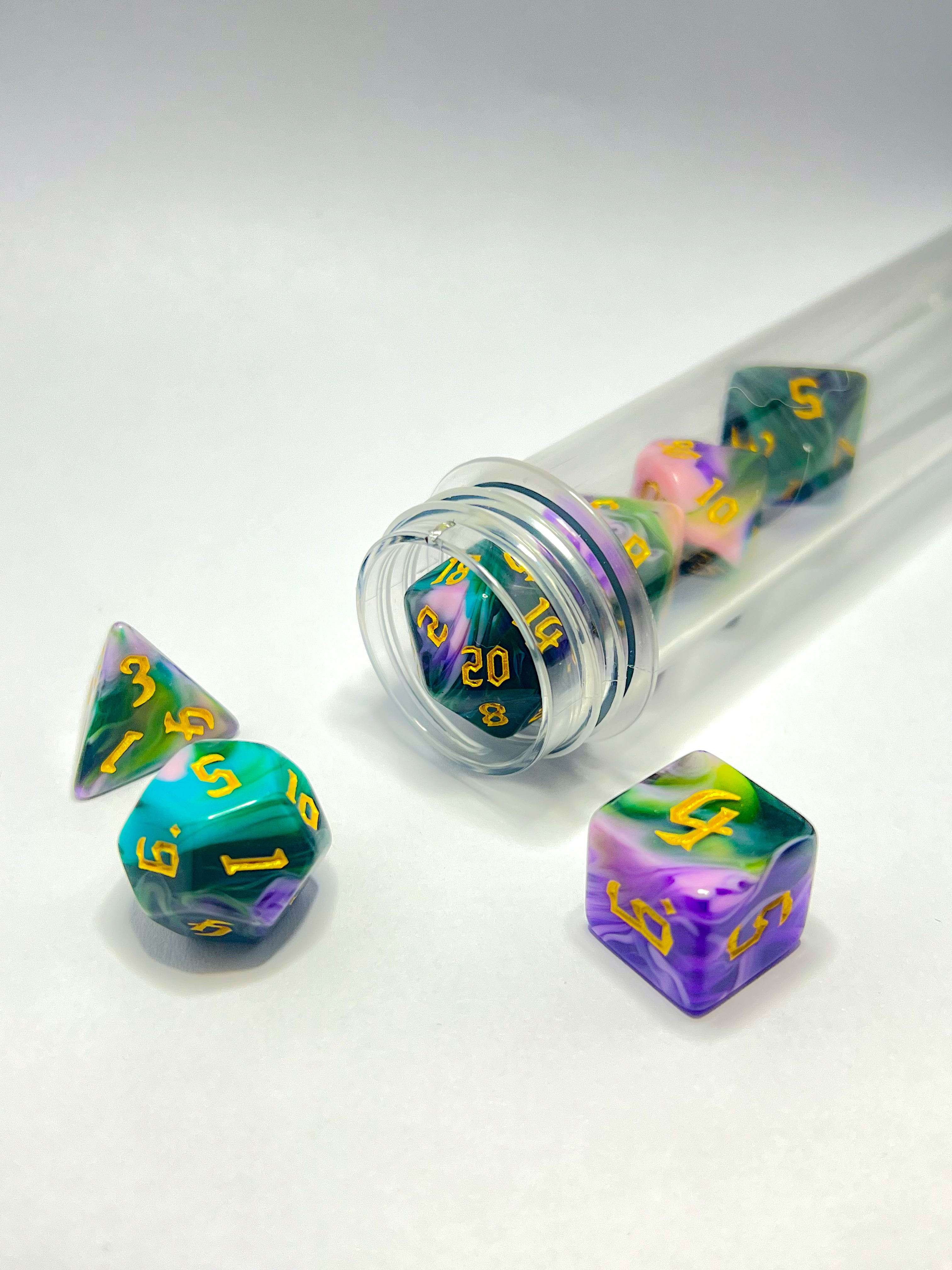 Dice set "Glamour Heist"