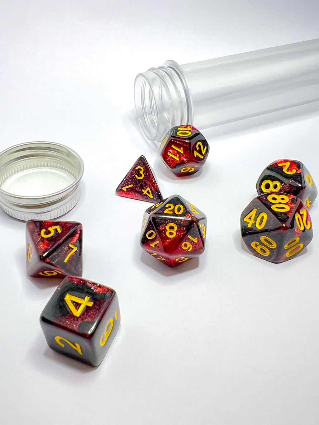 Dice set "Hellish Flames"