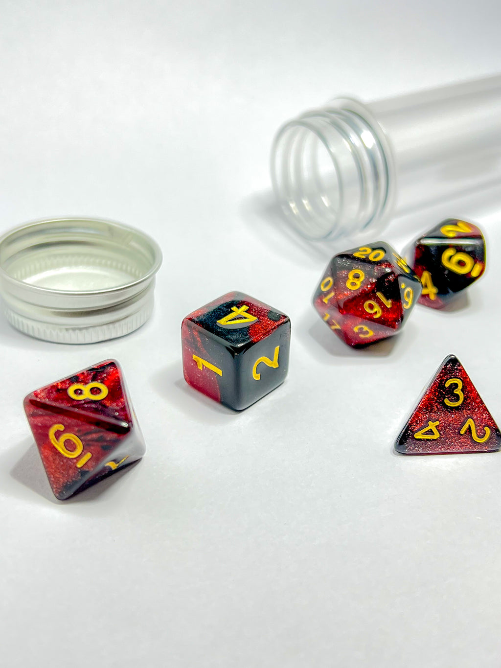 Dice set "Hellish Flames"