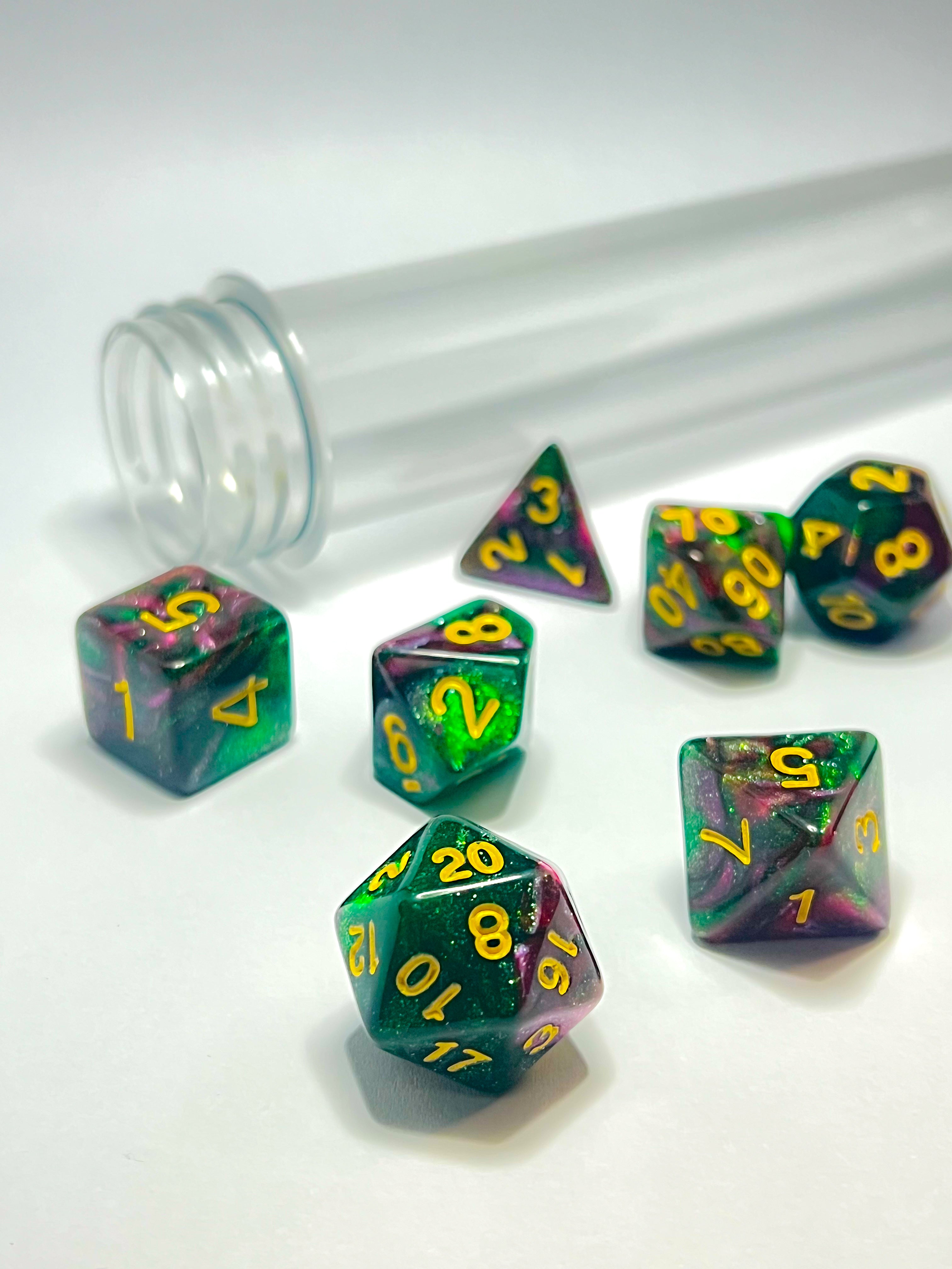 Dice set "Venomkiss"