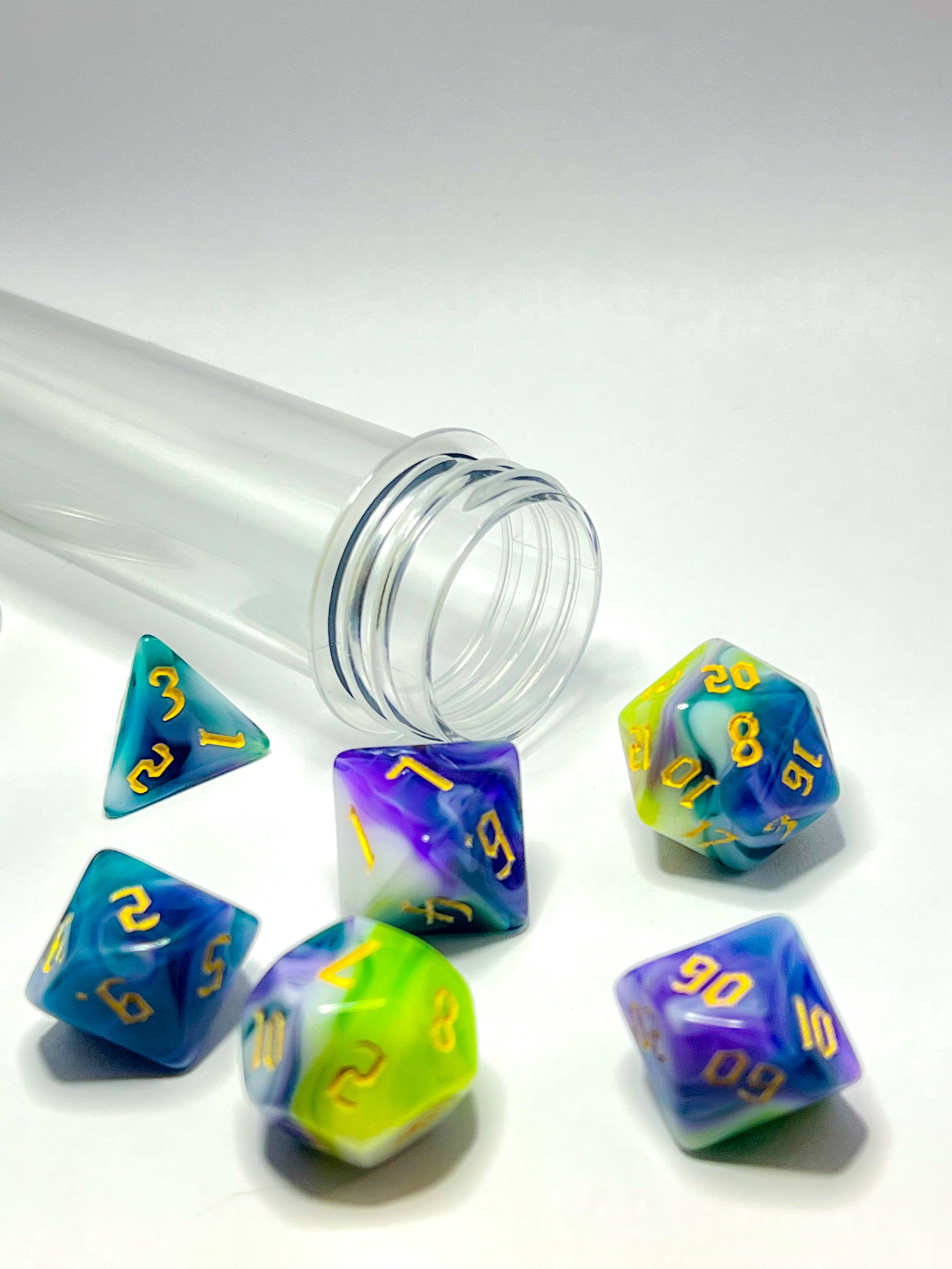 Dice set "Moonleaf Reverie"